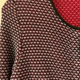 OLSEN WOMEN'S CARDIGAN black red blue 8