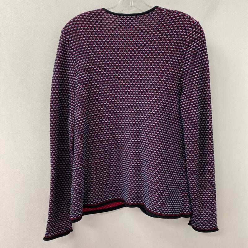 OLSEN WOMEN'S CARDIGAN black red blue 8