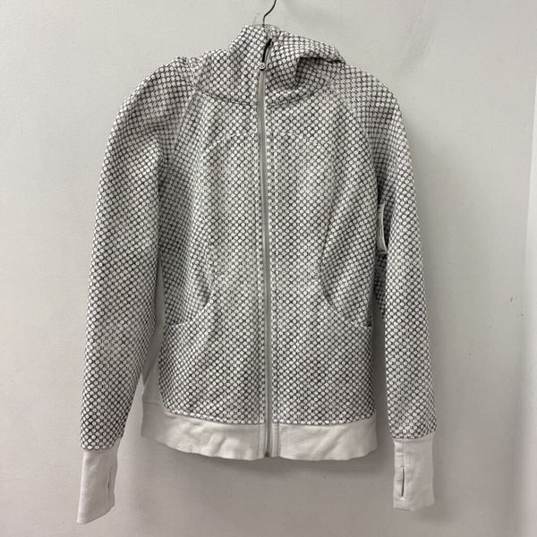 LULULEMON WOMEN'S ACTIVE TOP white grey 6