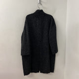 EILEEN FISHER WOMEN'S COAT black grey XL