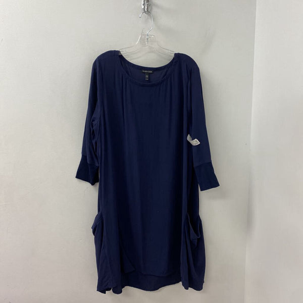 EILEEN FISHER WOMEN'S DRESS purple XL