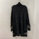 SARAH PACINI WOMEN'S CARDIGAN grey black S-M