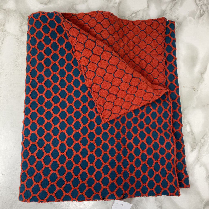 WOMEN'S SCARF/SHAWL blue orange