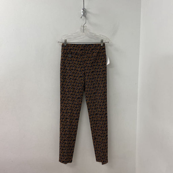 JOSEPH RIBKOFF WOMEN'S PANTS tan blue black 8