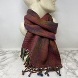 WOMEN'S SCARF/SHAWL pink green multi