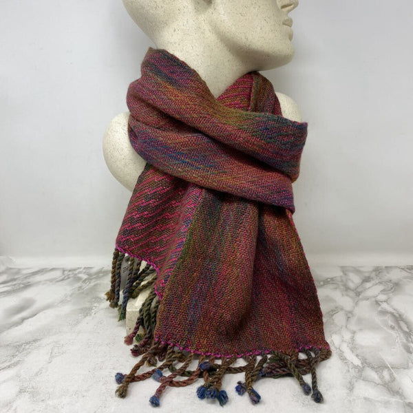 WOMEN'S SCARF/SHAWL pink green multi