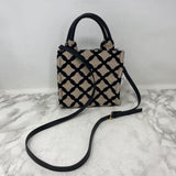 H&M WOMEN'S BAG black beige