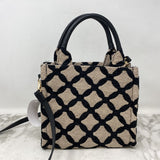 H&M WOMEN'S BAG black beige