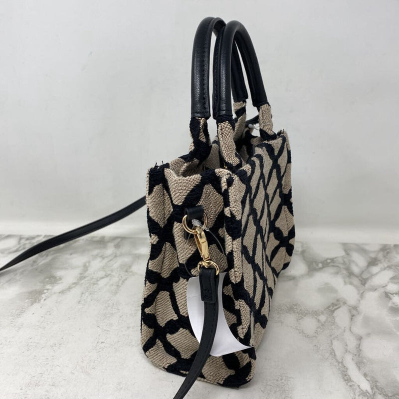H&M WOMEN'S BAG black beige