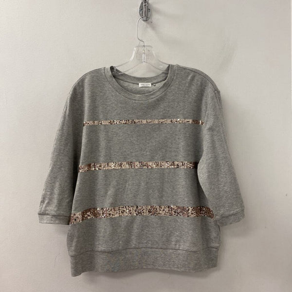 GERRY WEBER WOMEN'S T-SHIRT grey gold 10