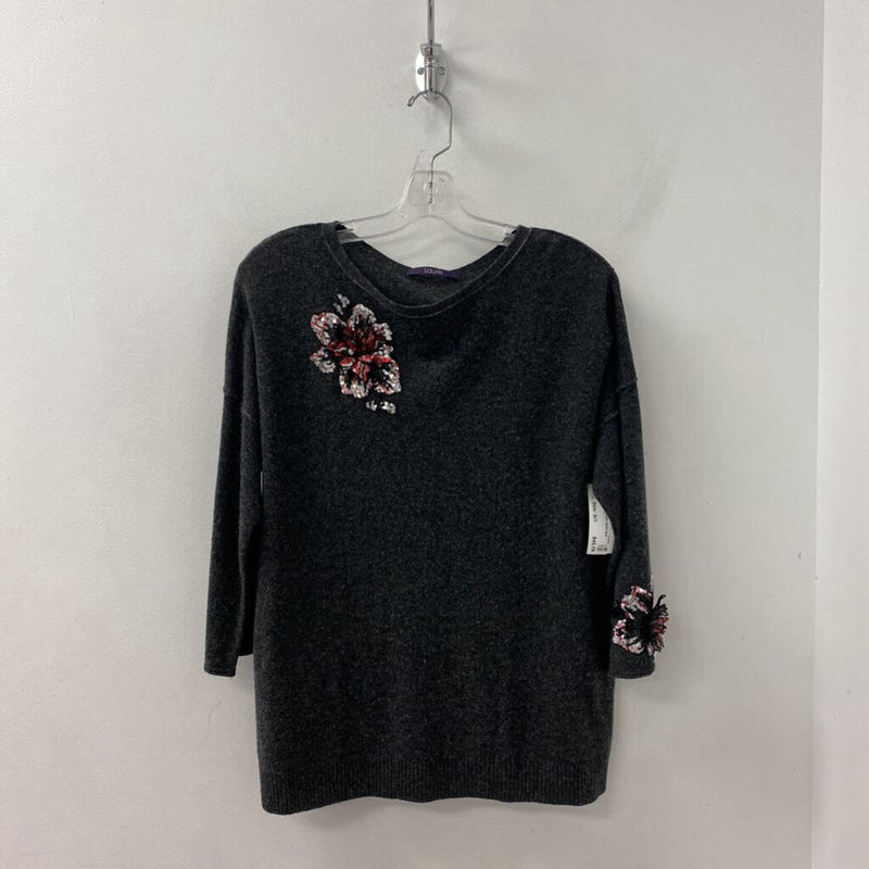 LAUREL WOMEN'S SWEATER grey pink S/1