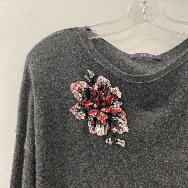 LAUREL WOMEN'S SWEATER grey pink S/1