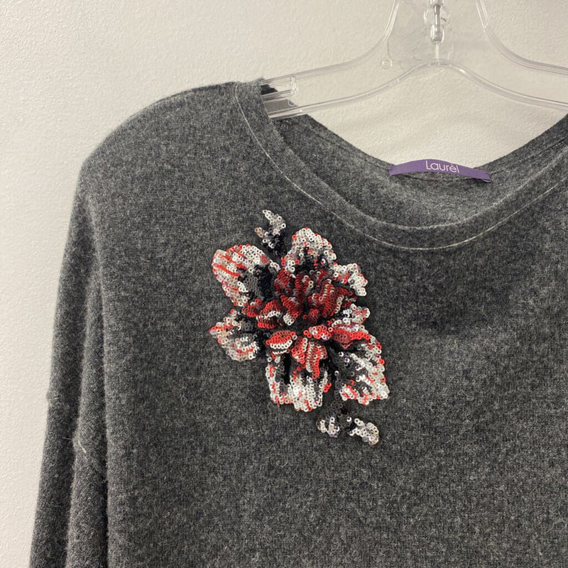 LAUREL WOMEN'S SWEATER grey pink S/1