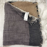 WOMEN'S SCARF/SHAWL cream beige grey