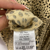 OLD NAVY WOMEN'S PLUS TOP animal print XXL Tall
