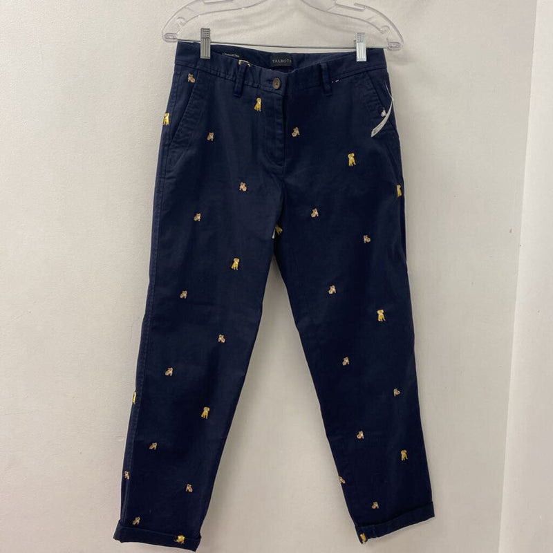 TALBOTS WOMEN'S PANTS navy multi 2