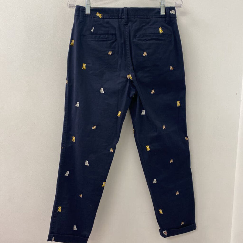 TALBOTS WOMEN'S PANTS navy multi 2