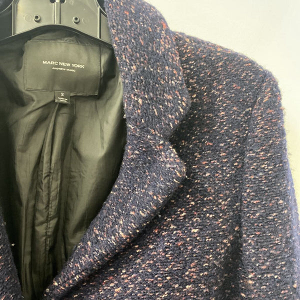 MARC NEW YORK WOMEN'S COAT navy pink 2