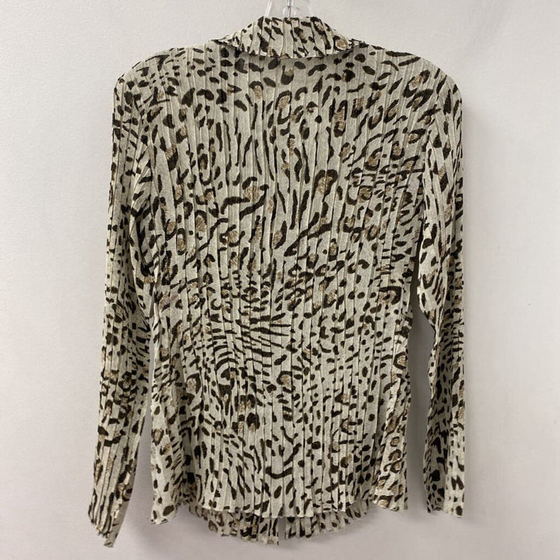 JNY jones new york WOMEN'S BLOUSE/SHIRT animal print S