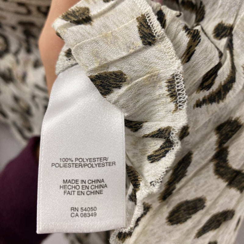 JNY jones new york WOMEN'S BLOUSE/SHIRT animal print S