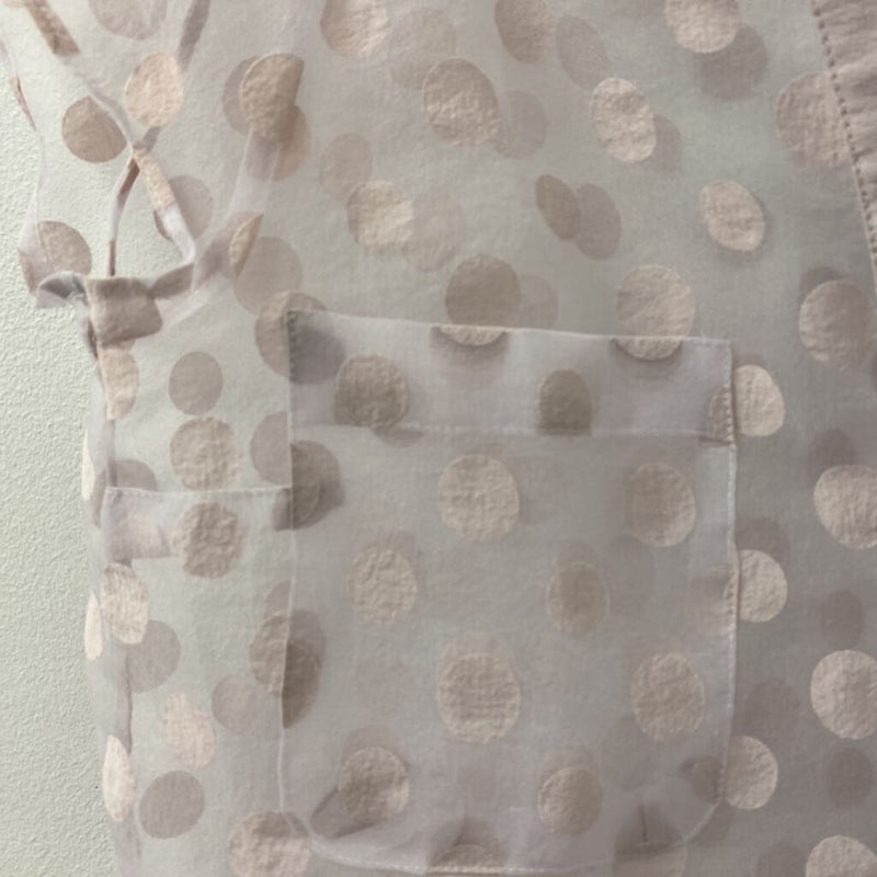 SISLEY WOMEN'S BLOUSE/SHIRT pinkdots XS