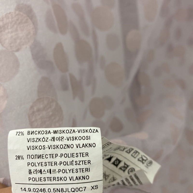 SISLEY WOMEN'S BLOUSE/SHIRT pinkdots XS