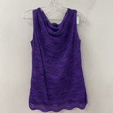 JNY jones new york WOMEN'S DRESS purplesilver M