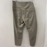 ATHLETA WOMEN'S PLUS BOTTOM beige white herringbone 2X