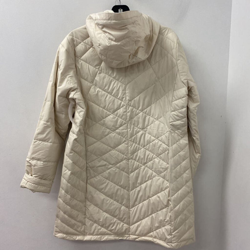 COLUMBIA WOMEN'S COAT cream XL
