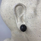 WOMEN'S EARRINGS black silver