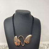 TWOA WOMEN'S NECKLACE black gold