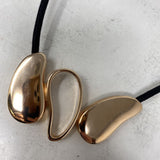 TWOA WOMEN'S NECKLACE black gold