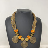 WOMEN'S NECKLACE gold tan