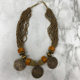 WOMEN'S NECKLACE gold tan