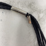 TWOA WOMEN'S NECKLACE black silver