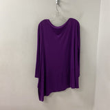 EILEEN FISHER WOMEN'S PLUS TOP purple 2X