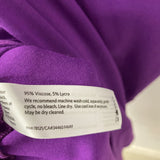 EILEEN FISHER WOMEN'S PLUS TOP purple 2X