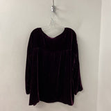 EILEEN FISHER WOMEN'S PLUS TOP purple 2X