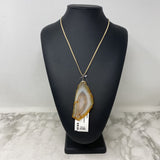 WOMEN'S NECKLACE grey brown