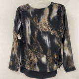 VEX collection WOMEN'S BLOUSE/SHIRT mixed animal print S/36