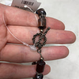 WOMEN'S BRACELET brown navy silver