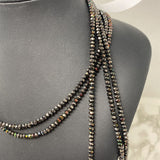 WOMEN'S NECKLACE black silver
