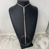 TWOA WOMEN'S NECKLACE beige silver