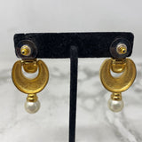 WOMEN'S EARRINGS gold white