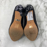 BADGLEY MISCHKA WOMEN'S FOOTWEAR black silver 7