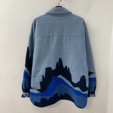 WILD FABLE/TARGET WOMEN'S PLUS OUTERWEAR blue mix XXL