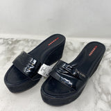 PRADA WOMEN'S SANDALS black 37.5