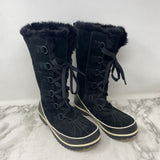 SOREL WOMEN'S BOOTS WINTER black white 7.5