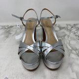 SCHUTZ WOMEN'S HEELS silver 7.5
