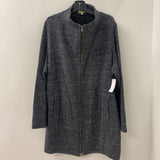 EILEEN FISHER WOMEN'S PLUS TOP grey 3X